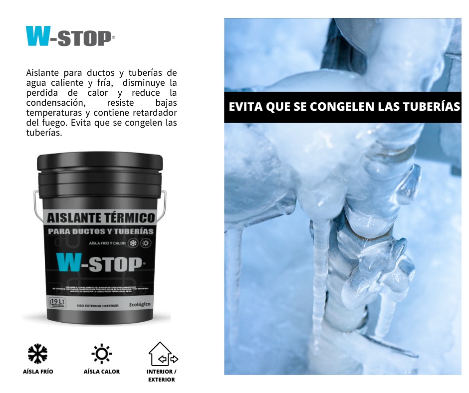Aislante Térmico para Ductos y Tuberías W-Stop® - Imagen 2