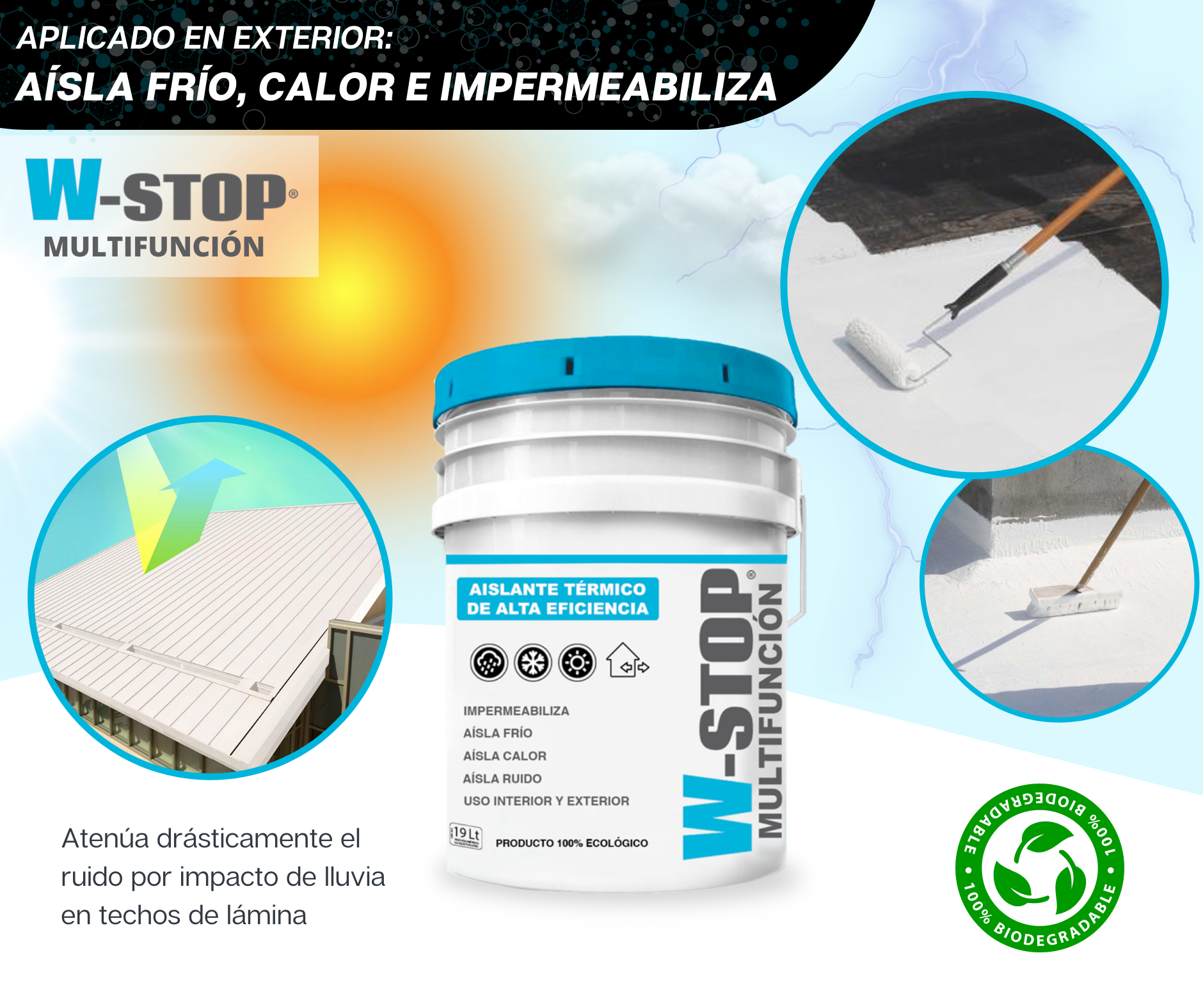 W-Stop Multifunción® Aislante térmico de alta eficiencia - Imagen 2
